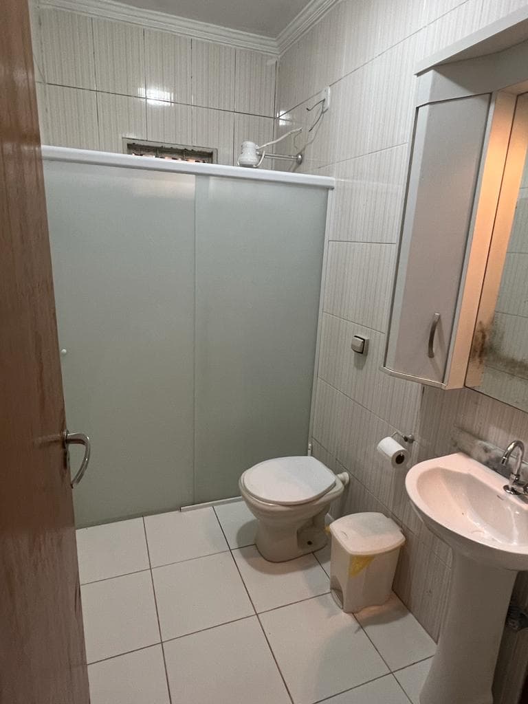 Banheiro de uma das acomodações da Arhat.